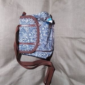 Sakroots Blue Convertible Backpack Or Crossbody Purse.